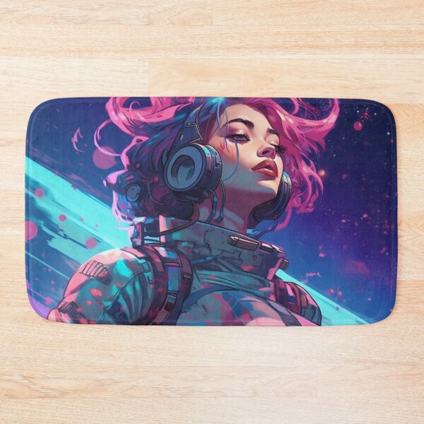 Item preview, Vaporwave Cyberpunk Girl In Space designed and sold by Nightarcade.