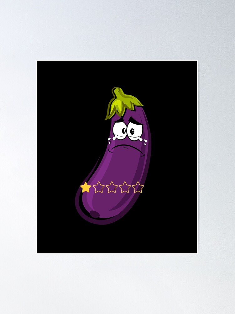 Eggplant and Peach Poster for Sale by coffeeman