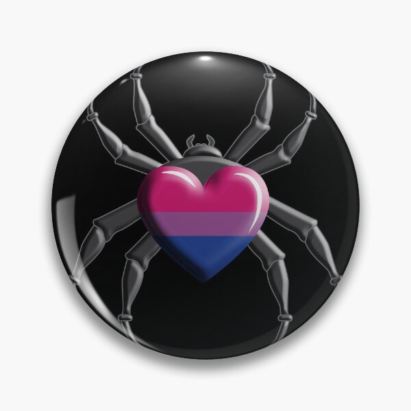 Item preview, Heartspider Bisexual designed and sold by TheirChoice.