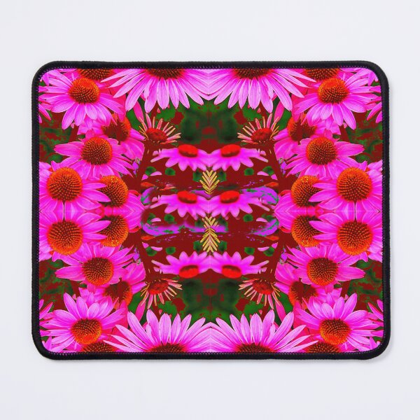 Item preview, PINK CONE FLOWERS GARDEN FLORAL WINE COLOR PATTERN ART designed and sold by sharlesart.