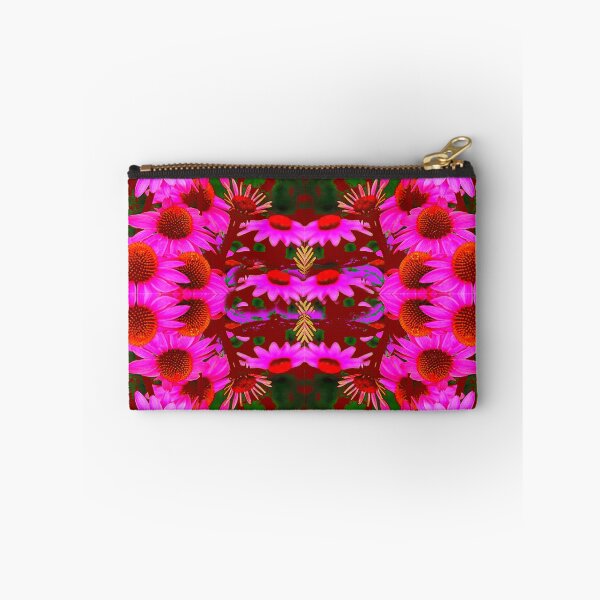 Item preview, PINK CONE FLOWERS GARDEN FLORAL WINE COLOR PATTERN ART designed and sold by sharlesart.