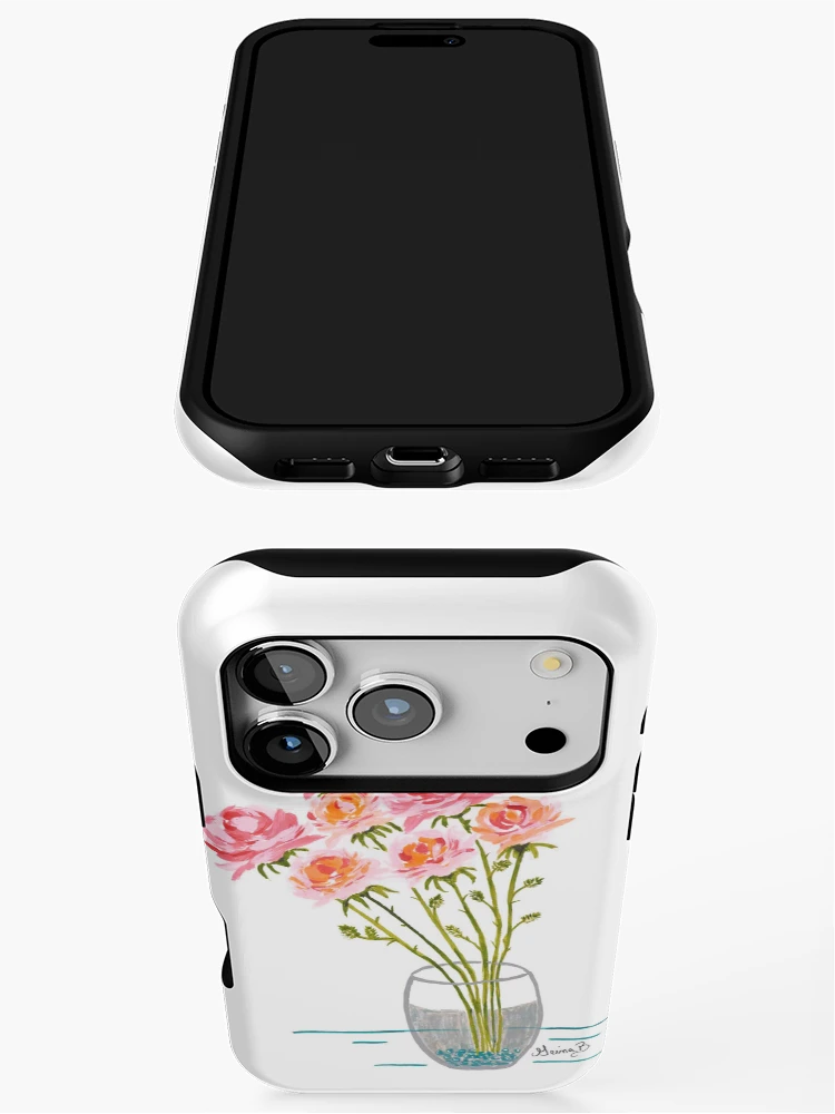 Thumbnail 3 of 4, iPhone Case, Sweet Surrender (Roses) designed and sold by GeinaB.