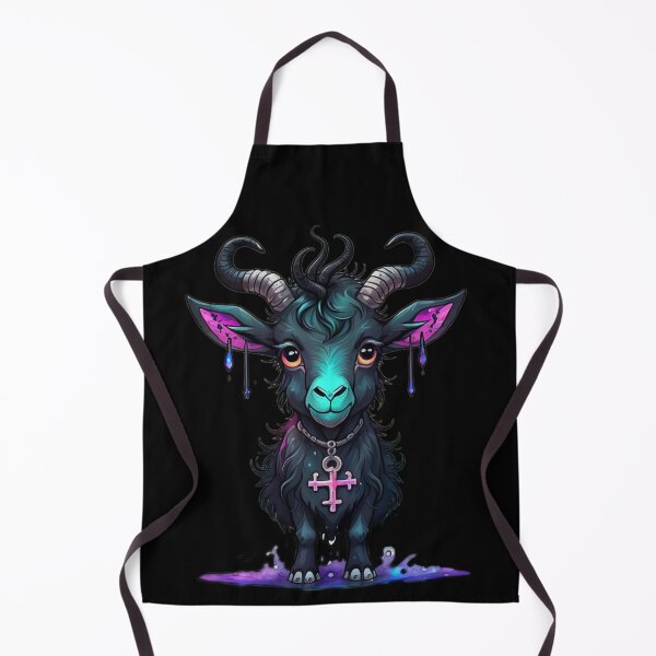 Item preview, Adorable Cartoon Satanic Goat designed and sold by Simply-Cryptic.