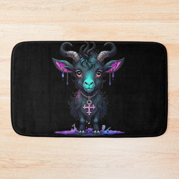 Item preview, Adorable Cartoon Satanic Goat designed and sold by Simply-Cryptic.