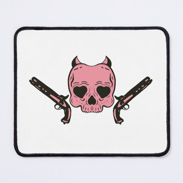 Item preview, skull with guns designed and sold by FreakyBunny7.