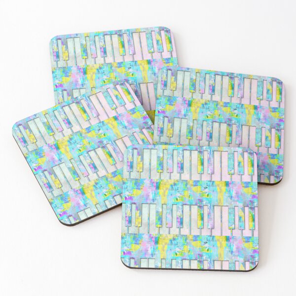 Item preview, Playful Colorful Music Piano Keys Art designed and sold by Sharon Cummings Art.
