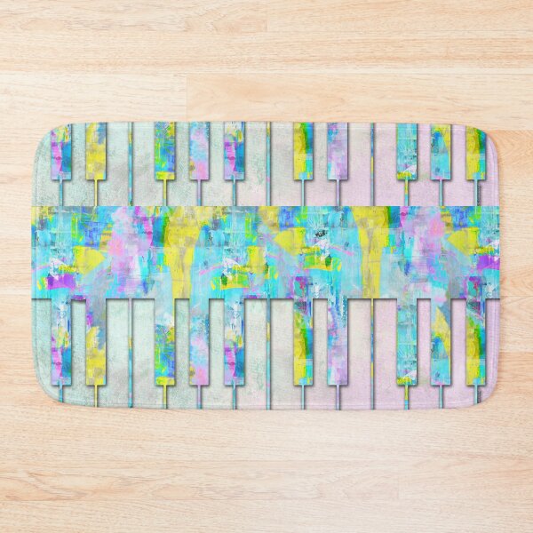 Item preview, Playful Colorful Music Piano Keys Art designed and sold by Sharon Cummings Art.
