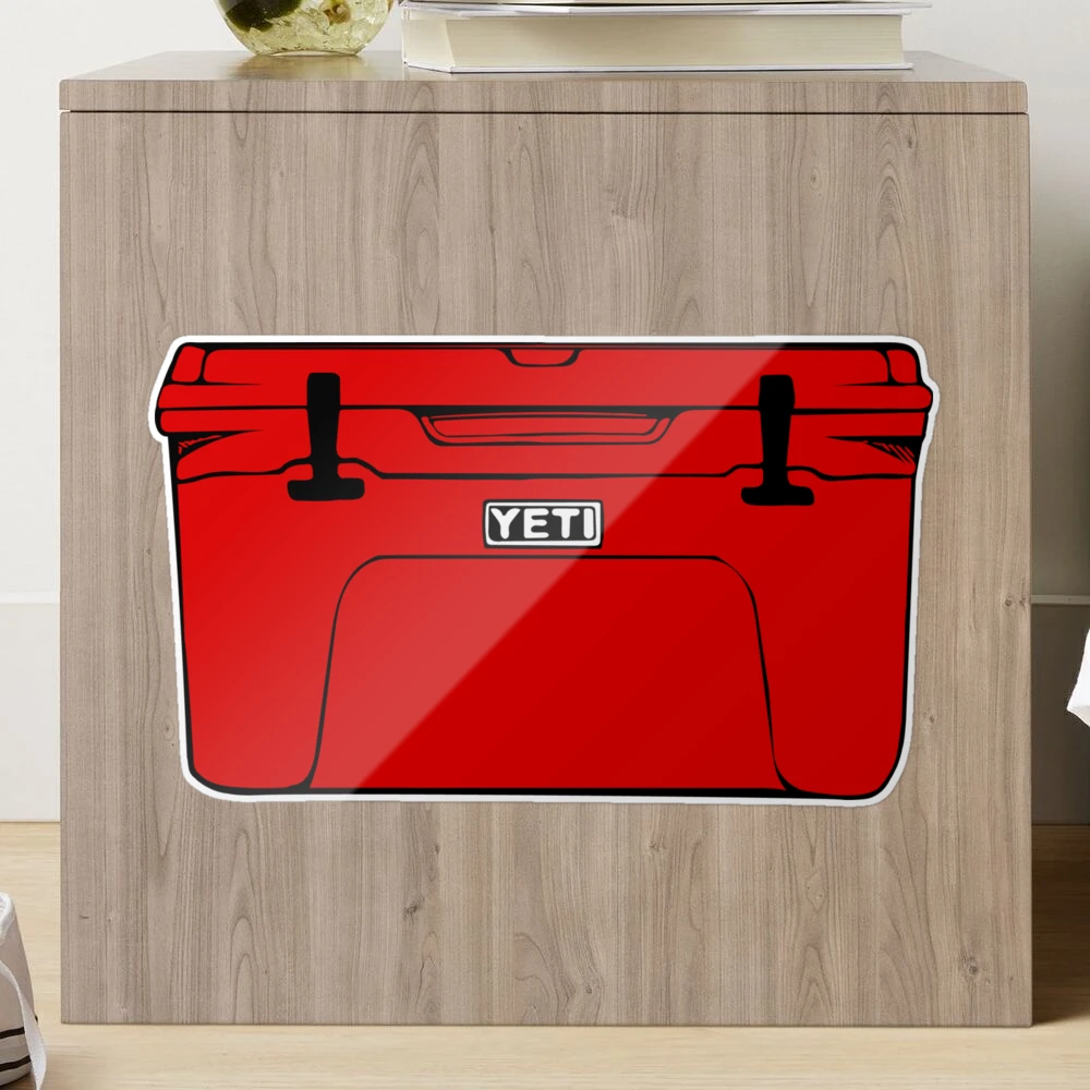 Cooler (Rescue Red) Sticker for Sale by steveskaar