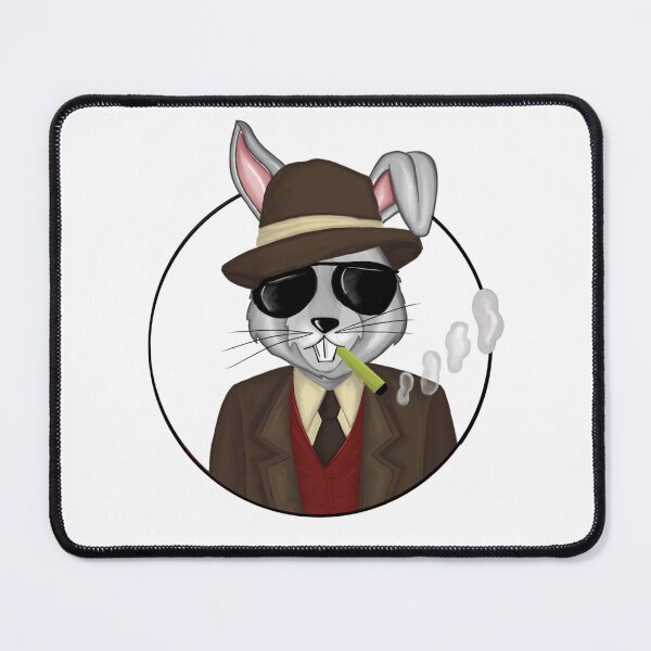 Item preview, detective rabbit designed and sold by Clases 3mundo.