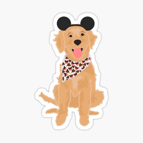 Item preview, Mouse ear golden retriever designed and sold by Anna Buse.