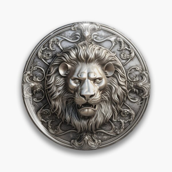 Item preview, Lion Head Shield - Beautiful Design Showing Strength and Resilience - Get This designed and sold by AlanPhotoArt.