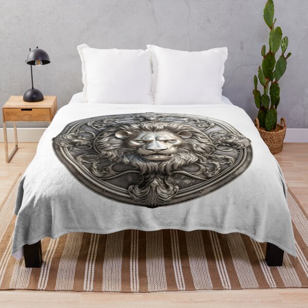 Item preview, Lion Head Shield - Beautiful Design Showing Strength and Resilience - Get This designed and sold by AlanPhotoArt.