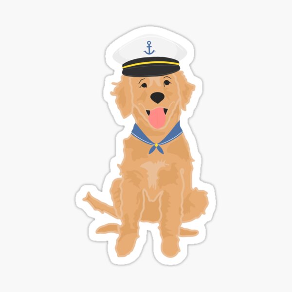 Item preview, Sailor golden retriever designed and sold by Anna Buse.
