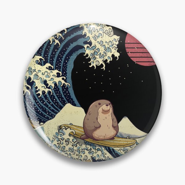 Item preview, Mole Kanagawa Japanese Surfing Wave designed and sold by rafaeltto.