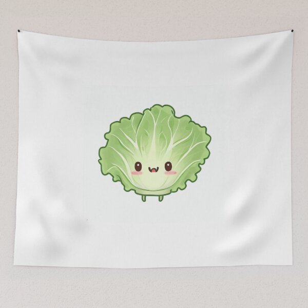 Item preview, Kawaii Lettuce, Baby Lettuce designed and sold by FantasyStudio.