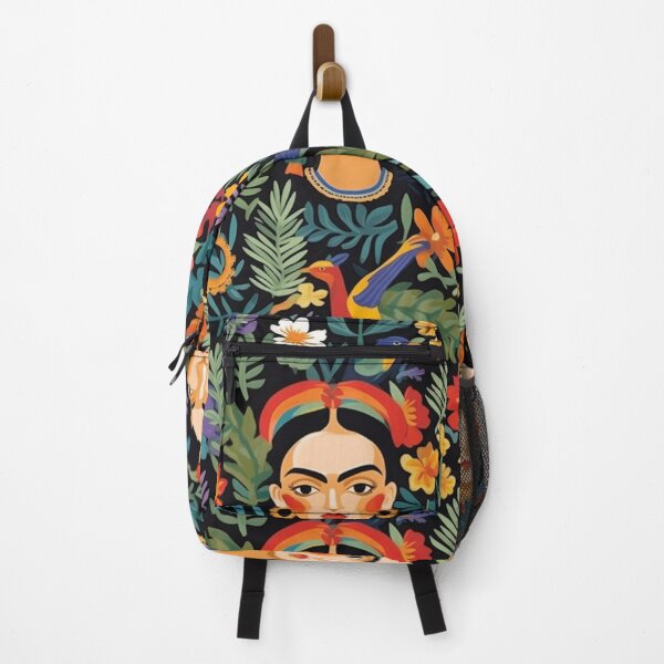 Item preview, "Vibrant Tapestry: A Kaleidoscope of Colors and Intricate Details Inspired by Frida Kahlo's Artistic Legacy" designed and sold by SBD-Shop.