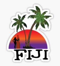Fiji sunset Sticker