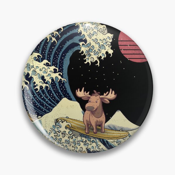 Artikelvorschau, Moose Kanagawa Japanese Surfing Wave entworfen und verkauft von rafaeltto.
