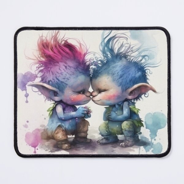 Item preview, Lovey-Dovey TiddlyWink Trolls designed and sold by DigitalCWizard.