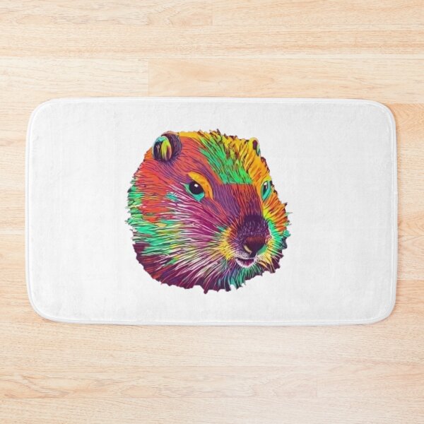 Item preview, multicolored marmot head designed and sold by GroundhogMs.