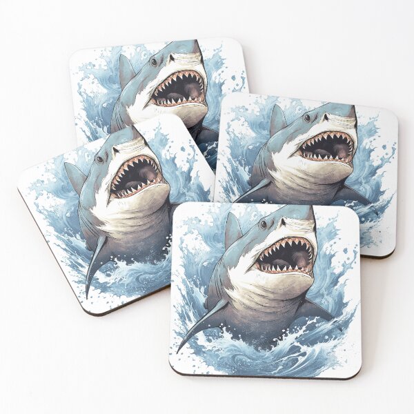 Item preview, Captivating Shark Depiction designed and sold by MuseOfMilo.