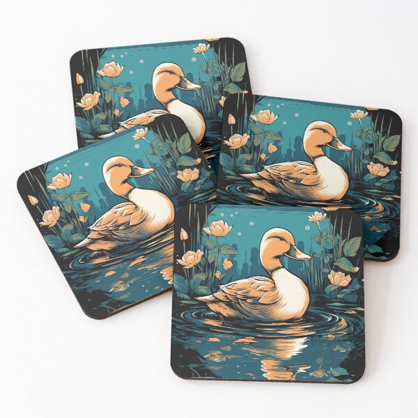 Item preview, Charming Duck Illustration designed and sold by MuseOfMilo.
