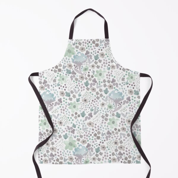 Item preview, Watercolor Floral - Neutral Purple Green designed and sold by KBurnsArt.