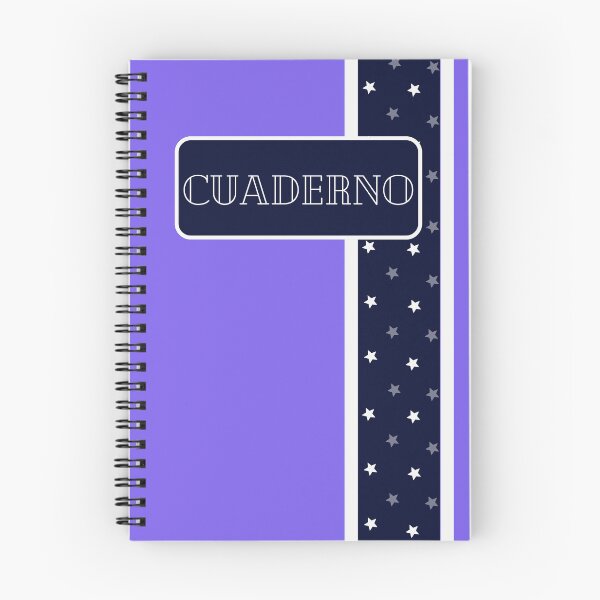 Item preview, Silver Stars Purple Notebook designed and sold by Yesskathe.