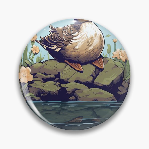 Artikelvorschau, Charming Duck Illustration entworfen und verkauft von MuseOfMilo.