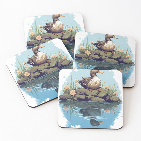 Item preview, Charming Duck Illustration designed and sold by MuseOfMilo.