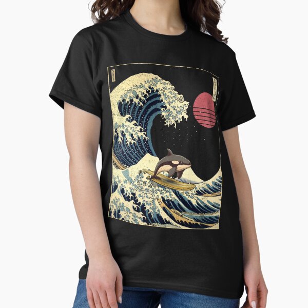 Item preview, Orca Killer Whale Kanagawa Japanese Surfing Wave designed and sold by rafaeltto.