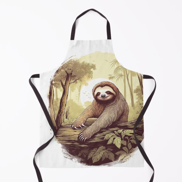 Item preview, Cozy Sloth Illustration designed and sold by MuseOfMilo.