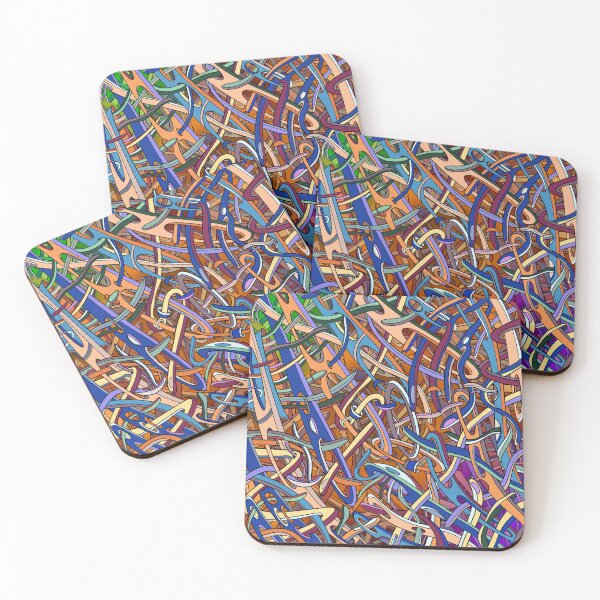 Item preview, Needle Stack, intertwined abstract lines designed and sold by DaveDanchuk.
