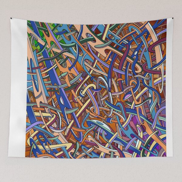 Item preview, Needle Stack, intertwined abstract lines designed and sold by DaveDanchuk.