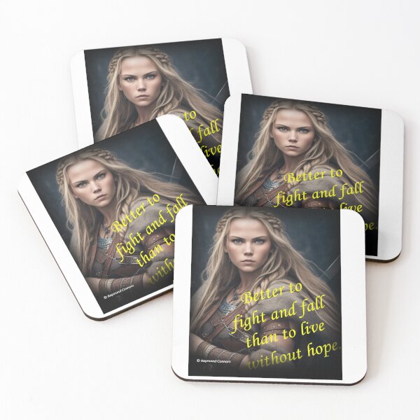 Item preview, Wise Viking woman warrior with traditional quote designed and sold by ElderWisdom.