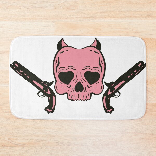 Item preview, skull with guns designed and sold by FreakyBunny7.