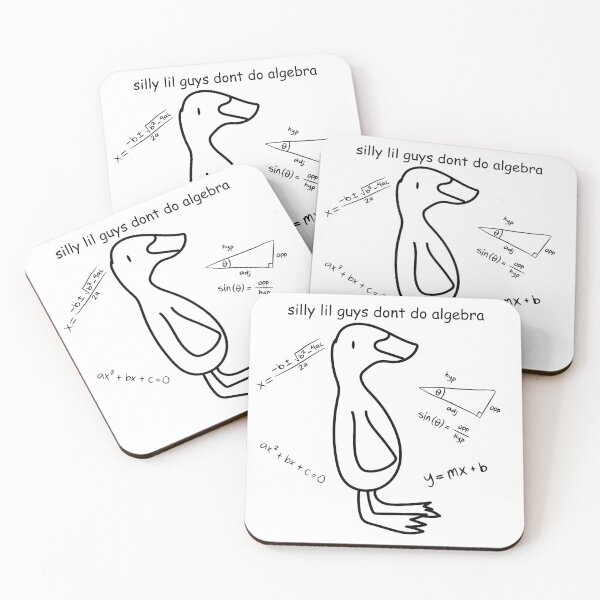 Item preview, silly lil guys dont do algebra designed and sold by Moth Hawke Designs.