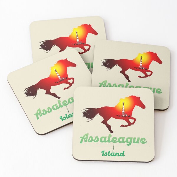 Item preview, Assateague Island Horses and Lighthouse designed and sold by antonietta40.