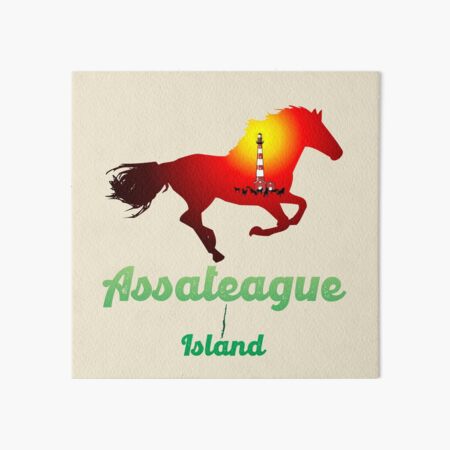 Item preview, Assateague Island Horses and Lighthouse designed and sold by antonietta40.