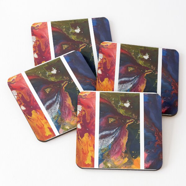 Item preview, Paint Pour Trio Pattern designed and sold by Artistjensen.