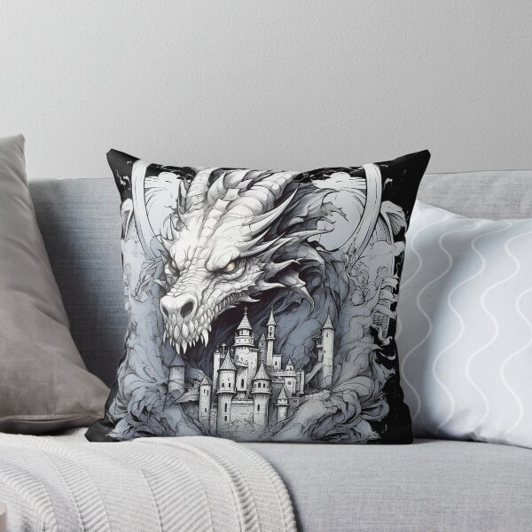 Aperçu de l'œuvre Majestic Dragon Illustration créée et vendue par MuseOfMilo.
