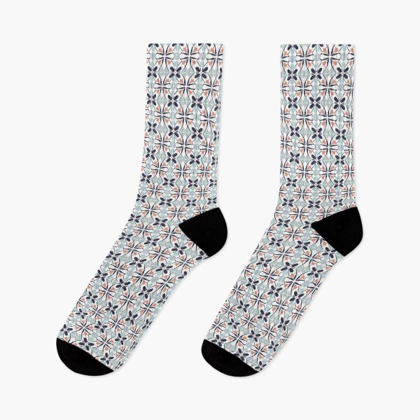 Artikelvorschau, Ansprechendes künstlerisches geometrisches nahtloses Musterdesign mit Blumen- und Naturmotiven entworfen und verkauft von Eponine6.