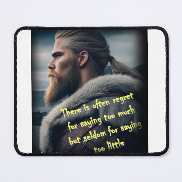Item preview, Viking warrior with inspirational quote designed and sold by ElderWisdom.