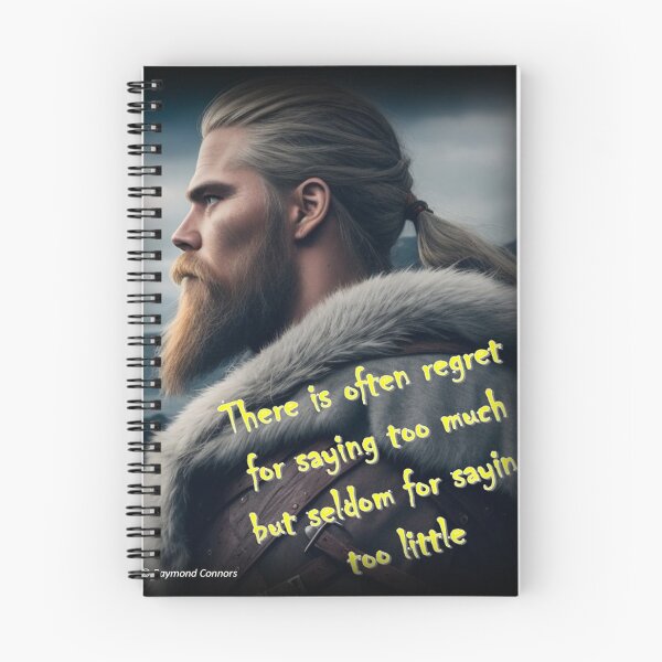 Item preview, Viking warrior with inspirational quote designed and sold by ElderWisdom.