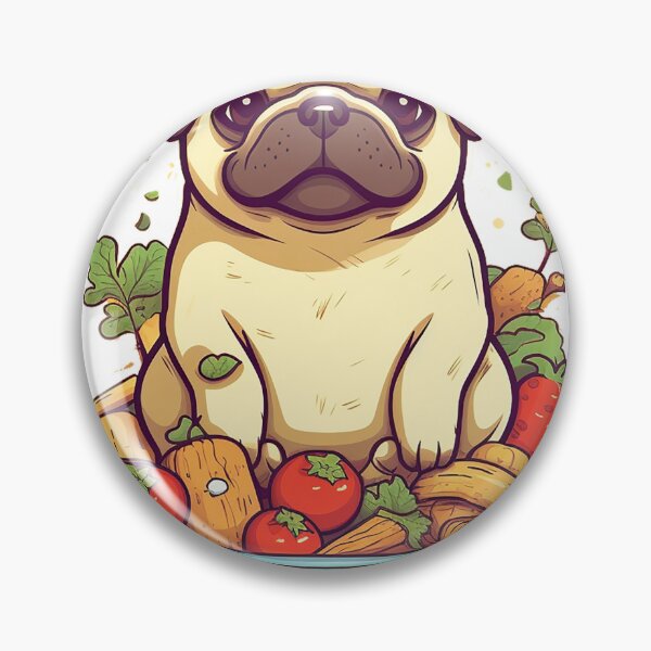 Artikelvorschau, Adorable Pugtatoe Character entworfen und verkauft von MuseOfMilo.