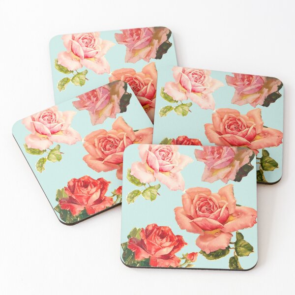 Item preview, Vintage Roses in Mint  designed and sold by TinaSalazar.