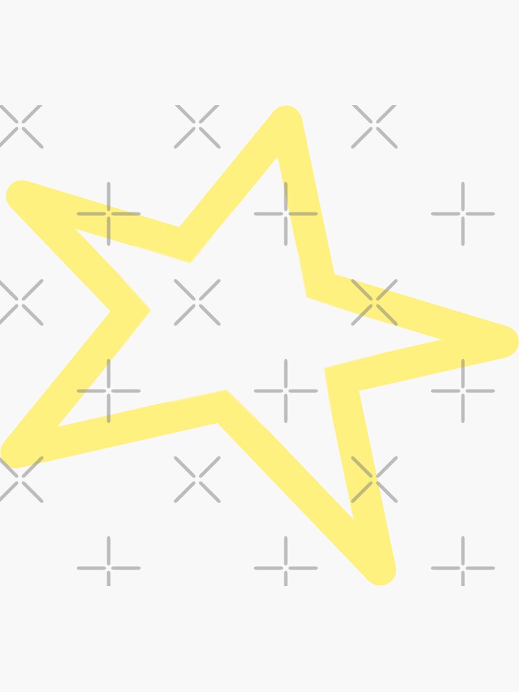 Yellow star Sticker for Sale by leaping-doe