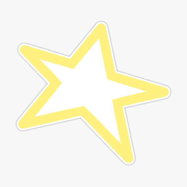 Yellow star Sticker for Sale by leaping-doe