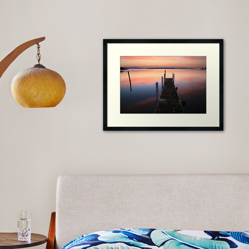 A new day dawns, Mallacoota, Australia Framed Art Print
