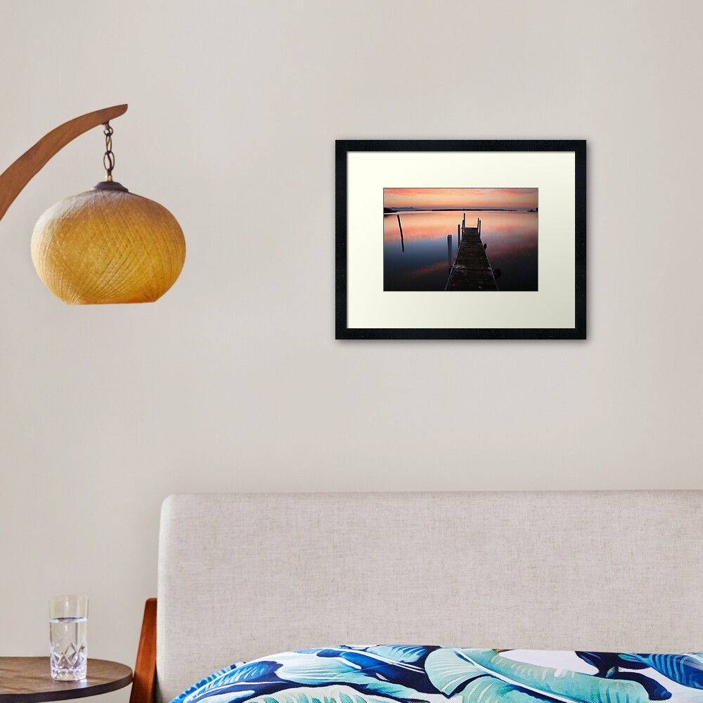 A new day dawns, Mallacoota, Australia Framed Art Print